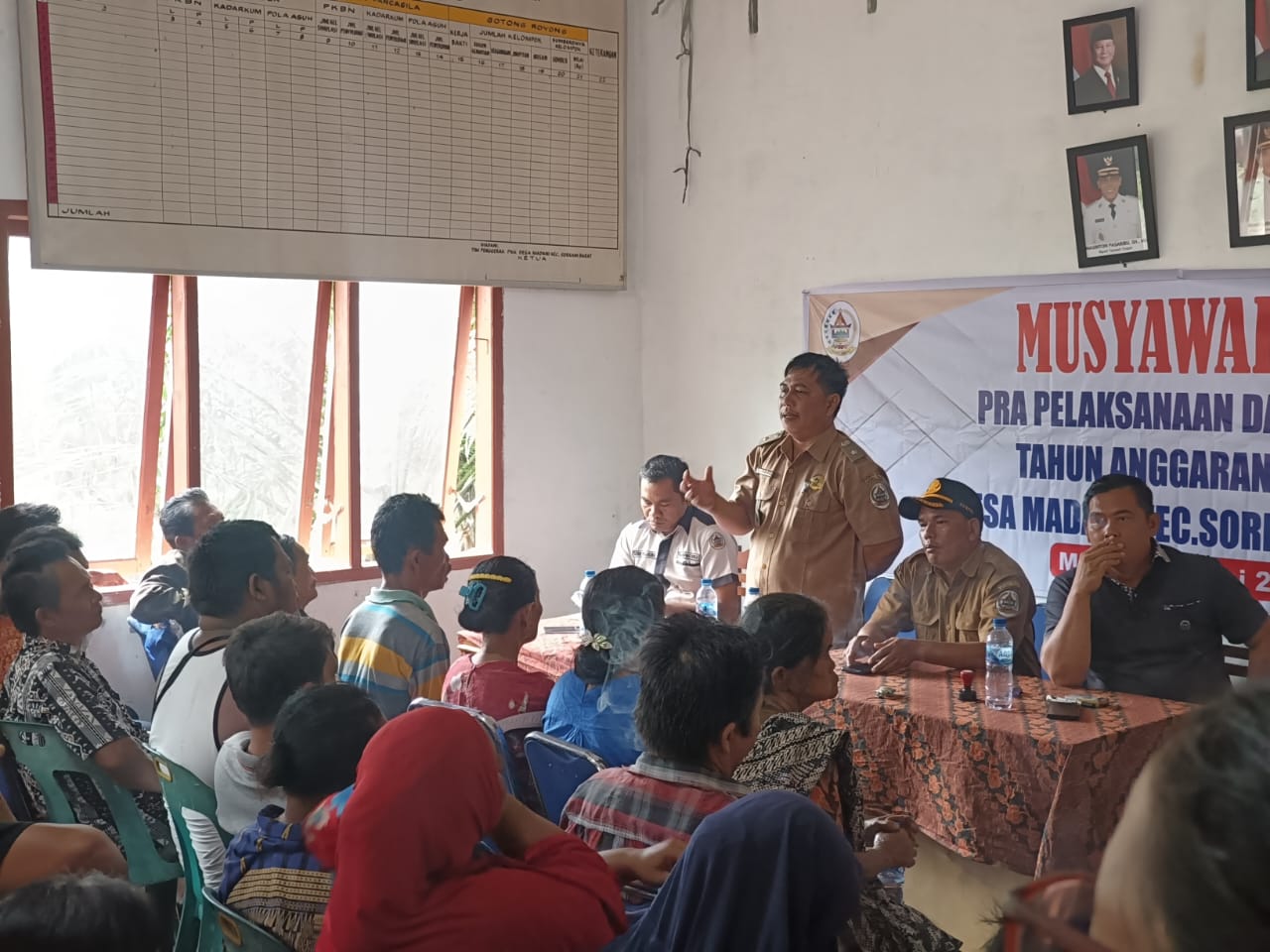 Musdes Pra Pelaksanaan Pembangunan, Kades Madani Jainal M Silaban: Perlu Dukungan dan Kerja Sama yang Solid