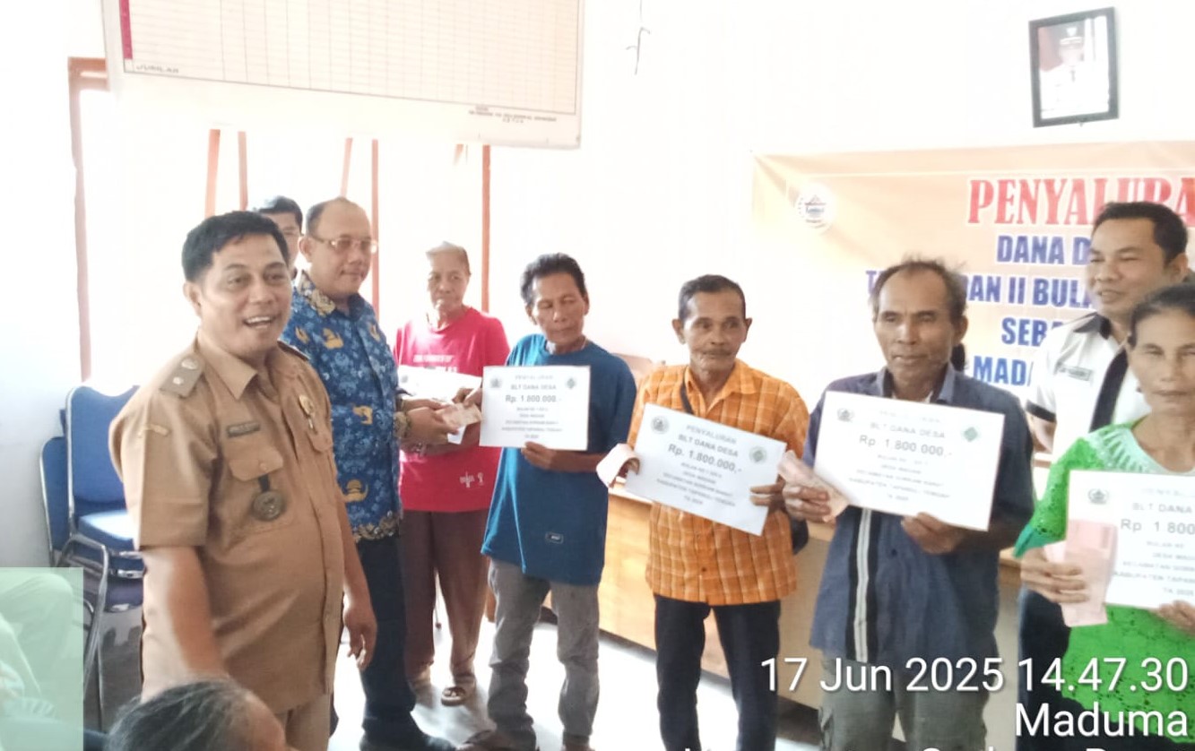 30 KPM Kebagian BLT, Kades Madani Jainal M Silaban: Prioritaskan untuk Kebutuhan Pokok Rumah Tangga!